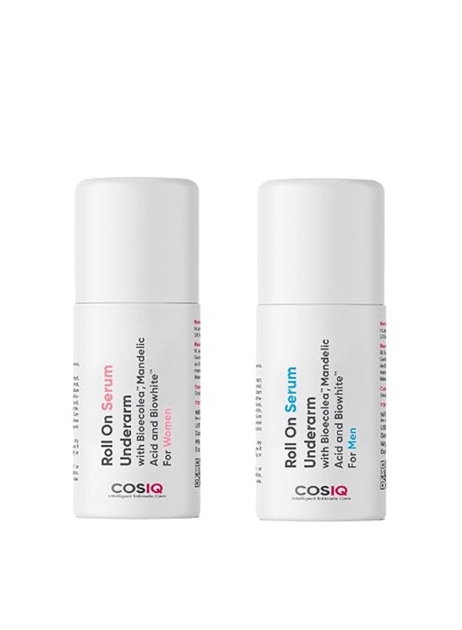 CosIQ مجموعة سيروم كوز-آي كيو لتفتيح الإبطين (عبوة من 2 × 40 مل لكل منهما) للرجال والنساء - Image 1